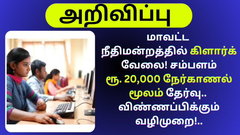 Kanyakumari District Court Job Recruitment 2024